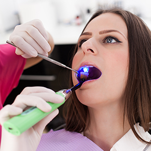 Woman Getting a Dental Checkup